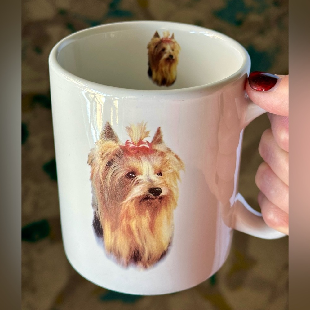 Yorkshire Terrier Mug 16 ounce EUC CLEAN No cracks, chips or blemishes! Adorable